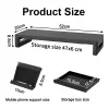 Suporte para monitor EQUIP suporte ergonómico para monitor com USB (USB-A x4, USB-C x1), autónomo, 25 kg, preto