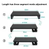 Suporte para monitor EQUIP suporte ergonómico para monitor com USB (USB-A x4, USB-C x1), autónomo, 25 kg, preto