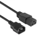 Cabo de alimentação ACT C14 para C21 IEC60320, 2 m, 250 V, 10 A, preto
