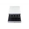 Equip 351011 gaveta de caixa POS, 4 compartimentos para notas / 8 para moedas, RJ11, branca