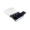 Equip 351011 gaveta de caixa POS, 4 compartimentos para notas / 8 para moedas, RJ11, branca