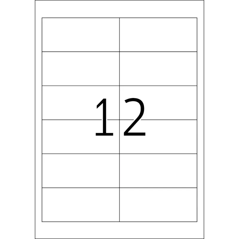 Etiqueta de impressora autoadesiva HERMA Labels Premium A4 97x42,3 mm