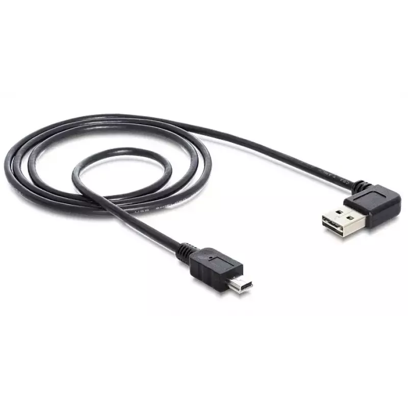 Cabo USB DeLOCK 5m USB 2.0 A - Mini-USB m/m 83381 preto