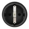 Adaptador de viagem Hama 00108882 tipo F para tipo I (AU) preto