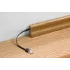 Cabo patch plano Goobay CAT 6A U/UTP vermelho 0,5 m