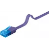 Cabo patch plano Goobay CAT 6A U/UTP violeta 1 m