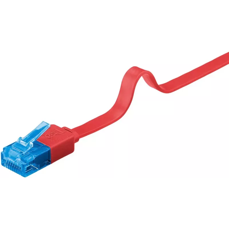 Cabo patch Wentronic CAT6a U/UTP 3 m, ficha/ficha RJ-45, dourado, U/UTP (96333)