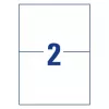 Folhas de etiquetas Avery Zweckform modelo 6176 – folhas imprimíveis 210 × 148 mm, formato de embalagem
