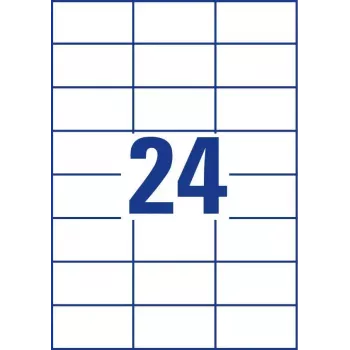 Etiquetas autoadesivas Avery Zweckform 6173 retangular permanente branco — 720 unid.