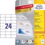 Etiquetas autoadesivas Avery Zweckform 6173 retangular permanente branco — 720 unid.