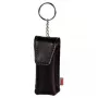 Estojo para pen drive Hama „Fashion“, preto, estojo para pen drive, pele sintética, preto, vermelho