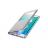 Capa para telemóvel Samsung EF-CG928 tipo carteira prateada