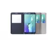 Capa para telemóvel Samsung EF-CG928 tipo carteira prateada