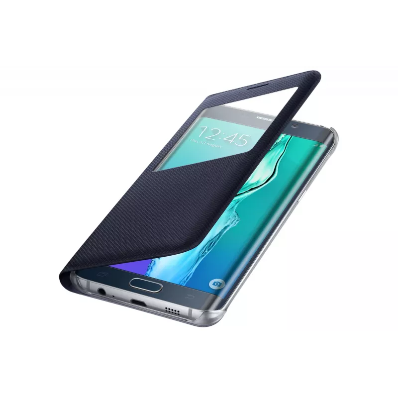 Capa para telemóvel Samsung EF-CG928 tipo flip preta, azul