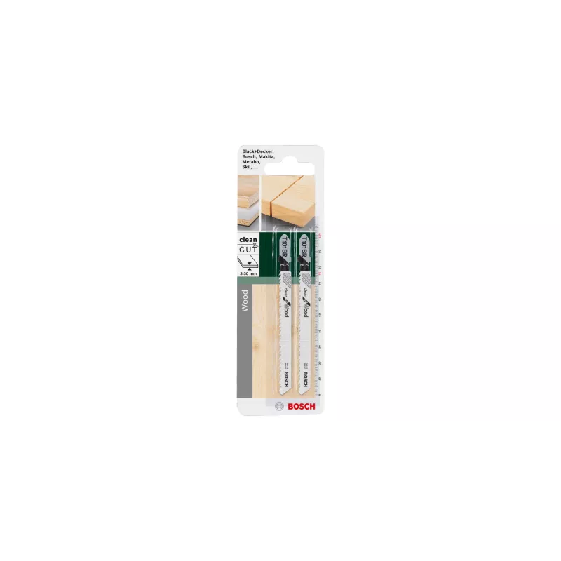Bosch 2 609 256 724 lâmina para serra de vaivém/serra sabre/serra sabre lâmina de serra de vaivém aço carbono (HCS) 2 unid.