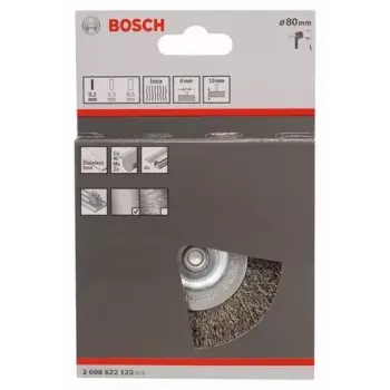 Escova de arame Bosch 2 608 622 123 8 cm Diâmetro da haste 6 mm