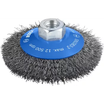 Escova de polir Bosch Clean for Metal Tapered Brushes Crimped Wire