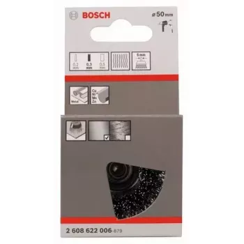 Escova de tacho Bosch 2 608 622 006 diâmetro 5 cm espessura do fio 0,3 mm