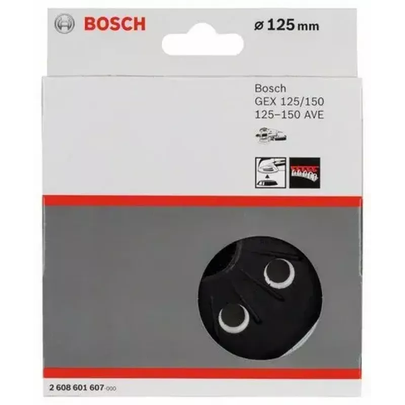 Disco de lixa Bosch 2 608 601 607 125 mm x 125 mm 1 unid.