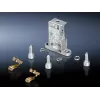 Conjunto de montagem para armário Rittal TS 4199.000 — caixa em zinco, prateado, compatível com TS/SE/PS, quantidade por pack 6 unid.