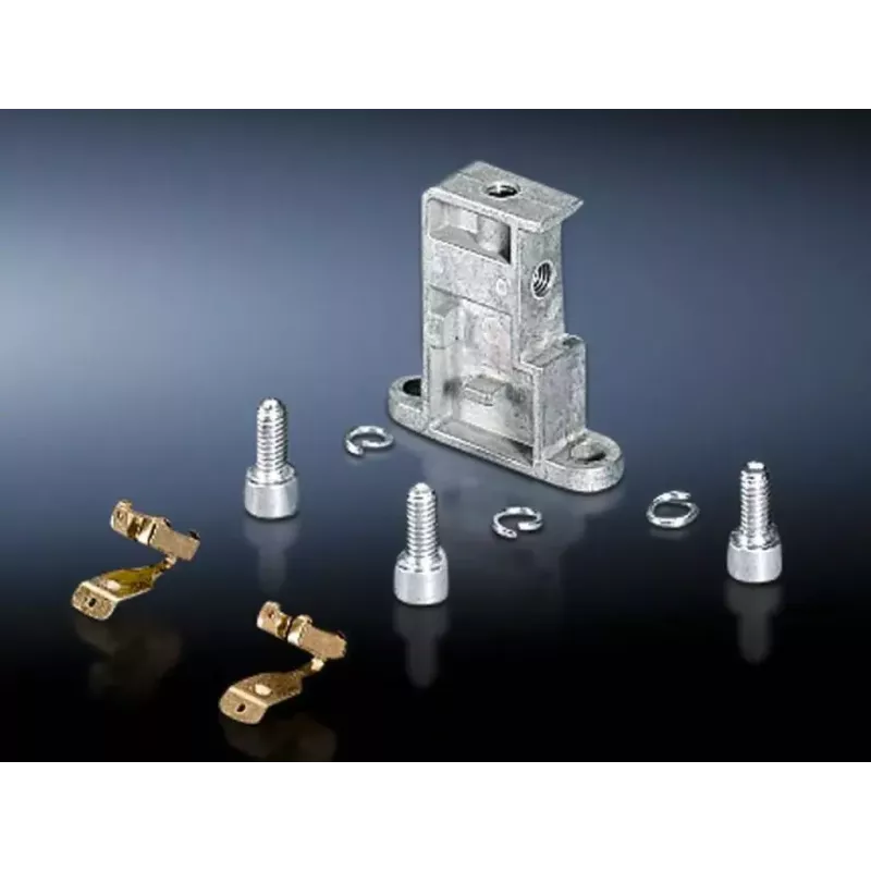 Conjunto de montagem para armário Rittal TS 4199.000 — caixa em zinco, prateado, compatível com TS/SE/PS, quantidade por pack 6 unid.