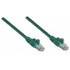 Intellinet 737111 cabo de rede patch, Cat6A, 20 m, S/FTP (PiMF), RJ45, sem halogéneos, moldado, sem ganchos, IEEE 802.3af, verde