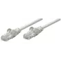 Intellinet 737302 cabo de rede patch, Cat5e, 0,25 m, UTP, RJ45, moldado, sem ganchos, cinzento