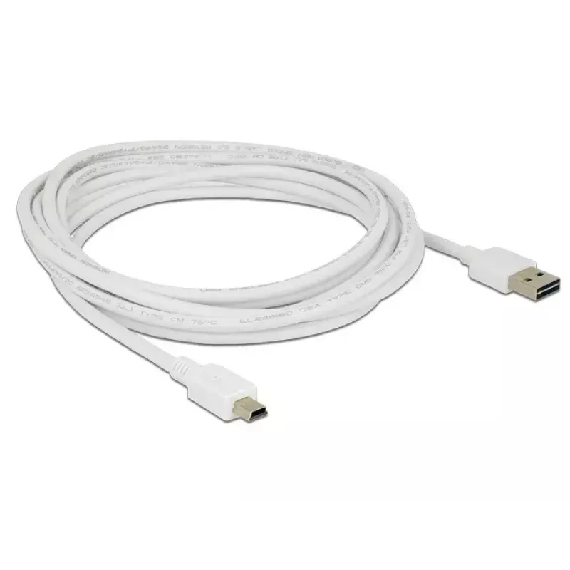 Cabo USB DeLOCK 3 m USB2.0-A/USB2.0 Mini-B 85161