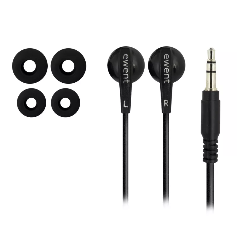 Ewent EW3584 Auscultadores/headset com fios In-ear Música preto