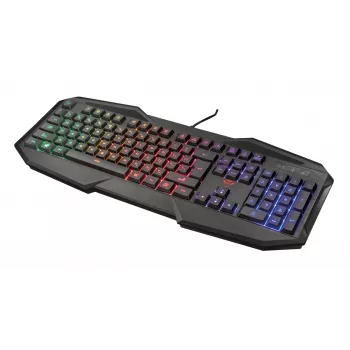 Teclado gaming Trust GXT 830-RW Avonn USB alemão preto RGB LED