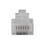 Ficha modular ACT RJ12 (6P/6C) para cabo plano