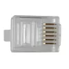 Ficha modular ACT RJ12 (6P/6C) para cabo plano