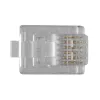 Ficha modular ACT RJ12 (6P/6C) para cabo plano