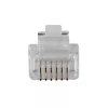 Conector modular ACT RJ12 (6P/6C) para cabo redondo com condutores flexíveis