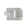 Conector modular ACT RJ12 (6P/6C) para cabo redondo com condutores flexíveis