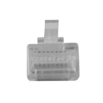 Conector modular ACT RJ45 (8P/8C) para cabo plano