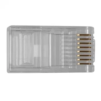 Conector modular ACT RJ45 (8P/8C) para cabo plano