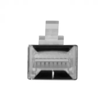 Conector modular blindado ACT RJ45 (8P/8C) para cabo redondo com condutores maciços