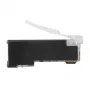 Conector modular blindado ACT RJ45 (8P/8C) CAT6 para cabo redondo com condutores maciços ou flexíveis