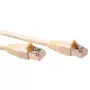 Cabo de rede ACT marfim 20 metros SF/UTP CAT5E snagless com fichas RJ45