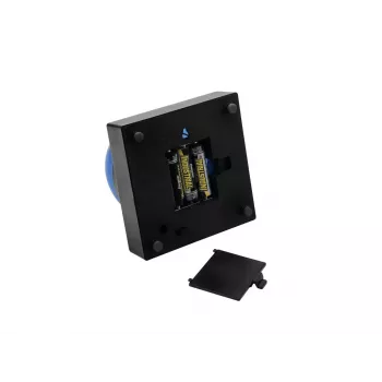 Luz de alarme portátil azul Eurolite 50603650 a pilhas 1W