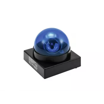 Luz de alarme portátil azul Eurolite 50603650 a pilhas 1W
