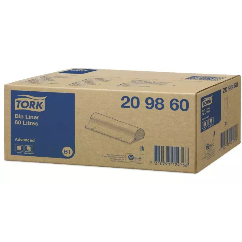 Sacos do lixo Tork 209860 60 L Verde