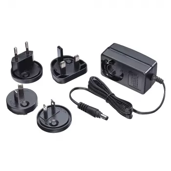 Fonte de alimentação multi-país Lindy 5VDC 2,6A, 5,5/2,1mm, interior, AC, Preto