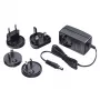 Fonte de alimentação multi-país Lindy 5VDC 2,6A, 5,5/2,1mm, interior, AC, Preto