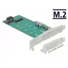 Placa de expansão DeLOCK PCI Express x4 para M.2 Key B + M - Low-Profile