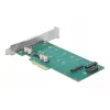Placa de expansão DeLOCK PCI Express x4 para M.2 Key B + M - Low-Profile