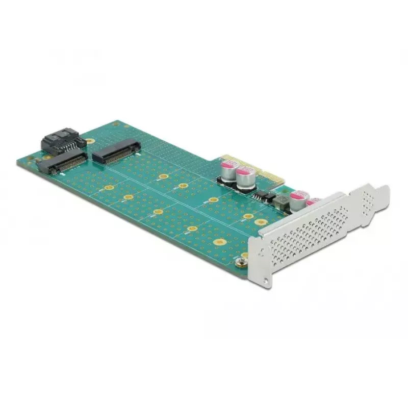 Placa de expansão DeLOCK PCI Express x4 para M.2 Key B + M - Low-Profile