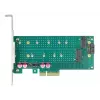 Placa de expansão DeLOCK PCI Express x4 para M.2 Key B + M - Low-Profile