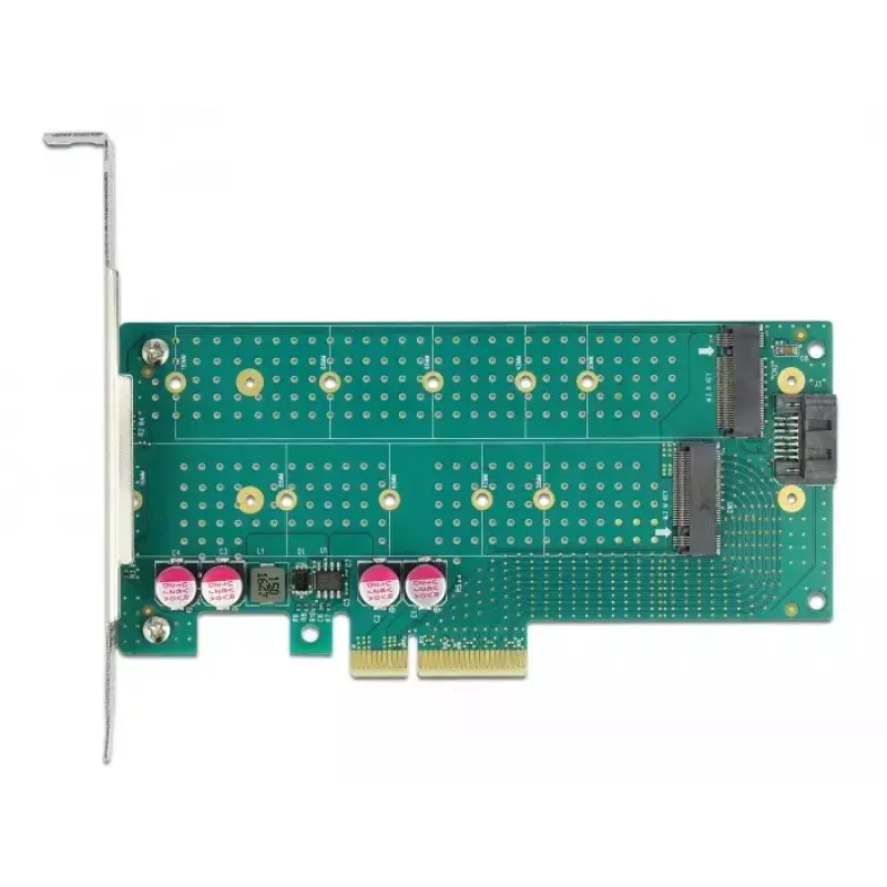 Placa de expansão DeLOCK PCI Express x4 para M.2 Key B + M - Low-Profile